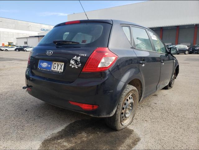 VIN: U5YHC516AAL242249 Auction: COPART SPAIN Lot: 50123121 U5YHC516AAL242249 Kia Cee'd 2010 BLACK Photo 4