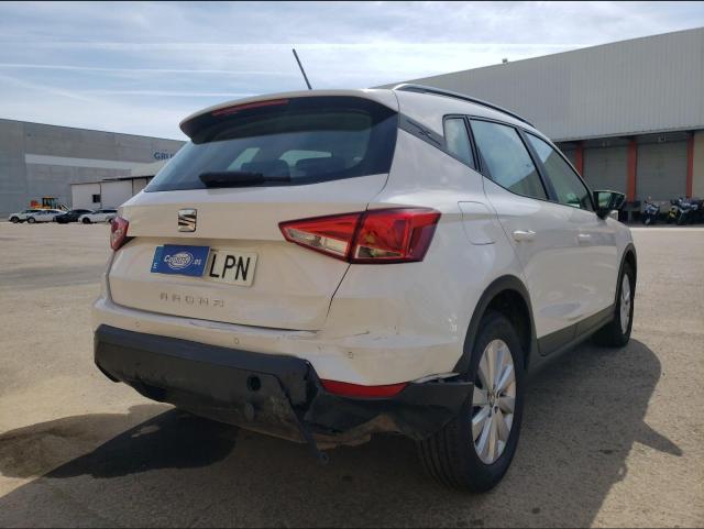 VIN: VSSZZZKJZMR154642 Auction: COPART SPAIN Lot: 50125648 VSSZZZKJZMR154642 Seat Arona 2021 WHITE Photo 4