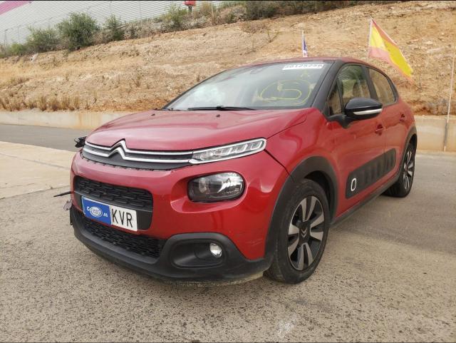 VIN: VF7SXHNPNKT538930 Auction: COPART SPAIN Lot: 50125256 VIN: VF7SXHNPNKT538930 Citroen C3 2019 MAROON Photo 2