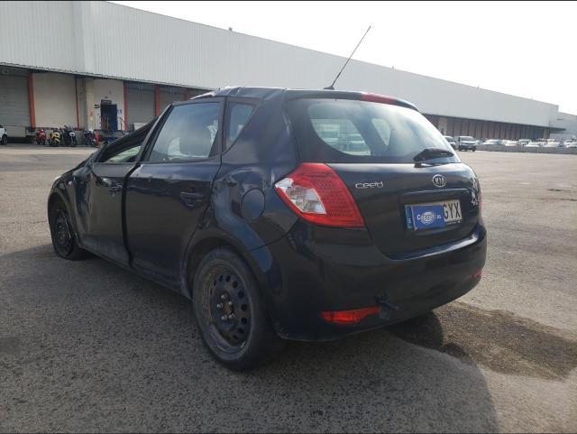 VIN: U5YHC516AAL242249 Auction: COPART SPAIN Lot: 50123121 U5YHC516AAL242249 Kia Cee'd 2010 BLACK Photo 3
