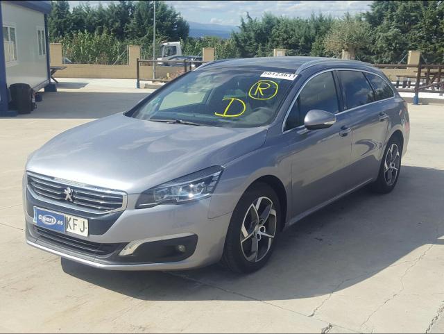 VIN: VF38EAHWTHL063816 Auction: COPART SPAIN Lot: 50123611 VF38EAHWTHL063816 Peugeot 508 2017 SILVER Photo 2