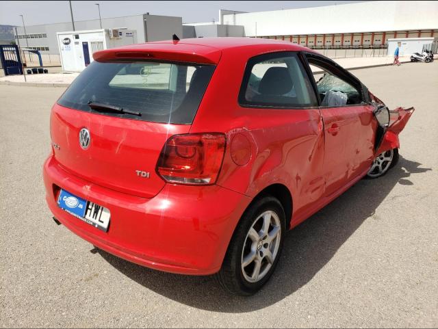 VIN: WVWZZZ6RZEY241079 Auction: COPART SPAIN Lot: 50121640 WVWZZZ6RZEY241079 Volkswagen Polo 2014 RED Photo 4