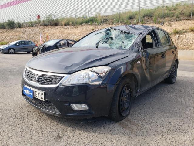 VIN: U5YHC516AAL242249 Auction: COPART SPAIN Lot: 50123121 U5YHC516AAL242249 Kia Cee'd 2010 BLACK Photo 2