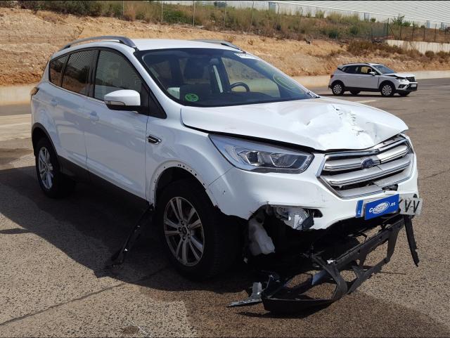 VIN: WF0AXXWPMAKK10092 Auction: COPART SPAIN Lot: 50125172 WF0AXXWPMAKK10092 Ford Kuga 2019 WHITE Photo 1
