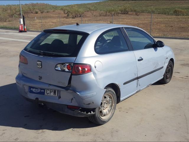 VIN: VSSZZZ6LZ4R095477 Auction: COPART SPAIN Lot: 50122524 VIN: VSSZZZ6LZ4R095477 Seat Ibiza 2003 SILVER Photo 4