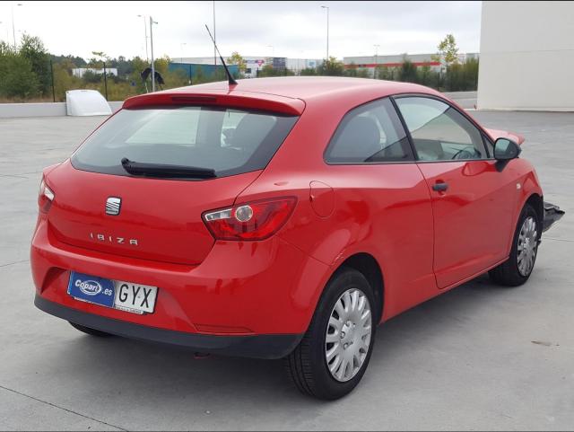 VIN: VSSZZZ6JZBR033171 Auction: COPART SPAIN Lot: 50125206 VIN: VSSZZZ6JZBR033171 Seat Ibiza 2010 RED Photo 4