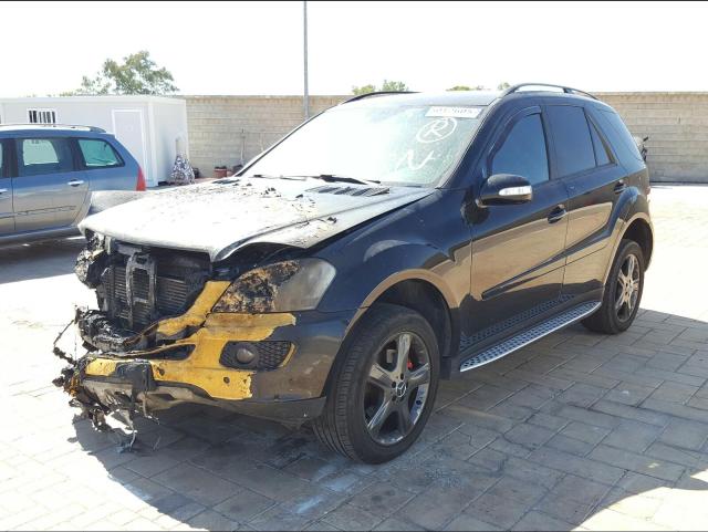 VIN: WDC1641201A116640 Auction: COPART SPAIN Lot: 50126057 VIN: WDC1641201A116640 Mercedes Benz Clase ML 2006 BLACK Photo 2