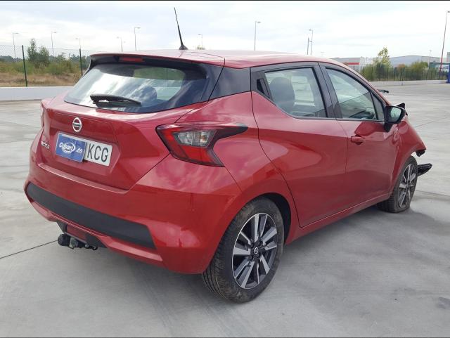 VIN: VNVK1400158576969 Auction: COPART SPAIN Lot: 50125233 VNVK1400158576969 Nissan Micra 2017 RED Photo 4