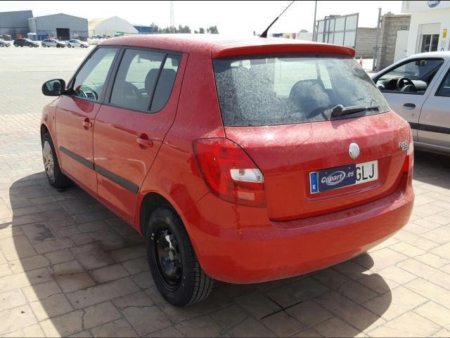 VIN: TMBBA25J193139584 Auction: COPART SPAIN Lot: 50122210 VIN: TMBBA25J193139584 Skoda Fabia 2009 RED Photo 3