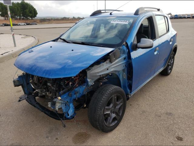 VIN: UU15SDL1C57673682 Auction: COPART SPAIN Lot: 50126083 VIN: UU15SDL1C57673682 Dacia Sandero 2017 BLUE Photo 2