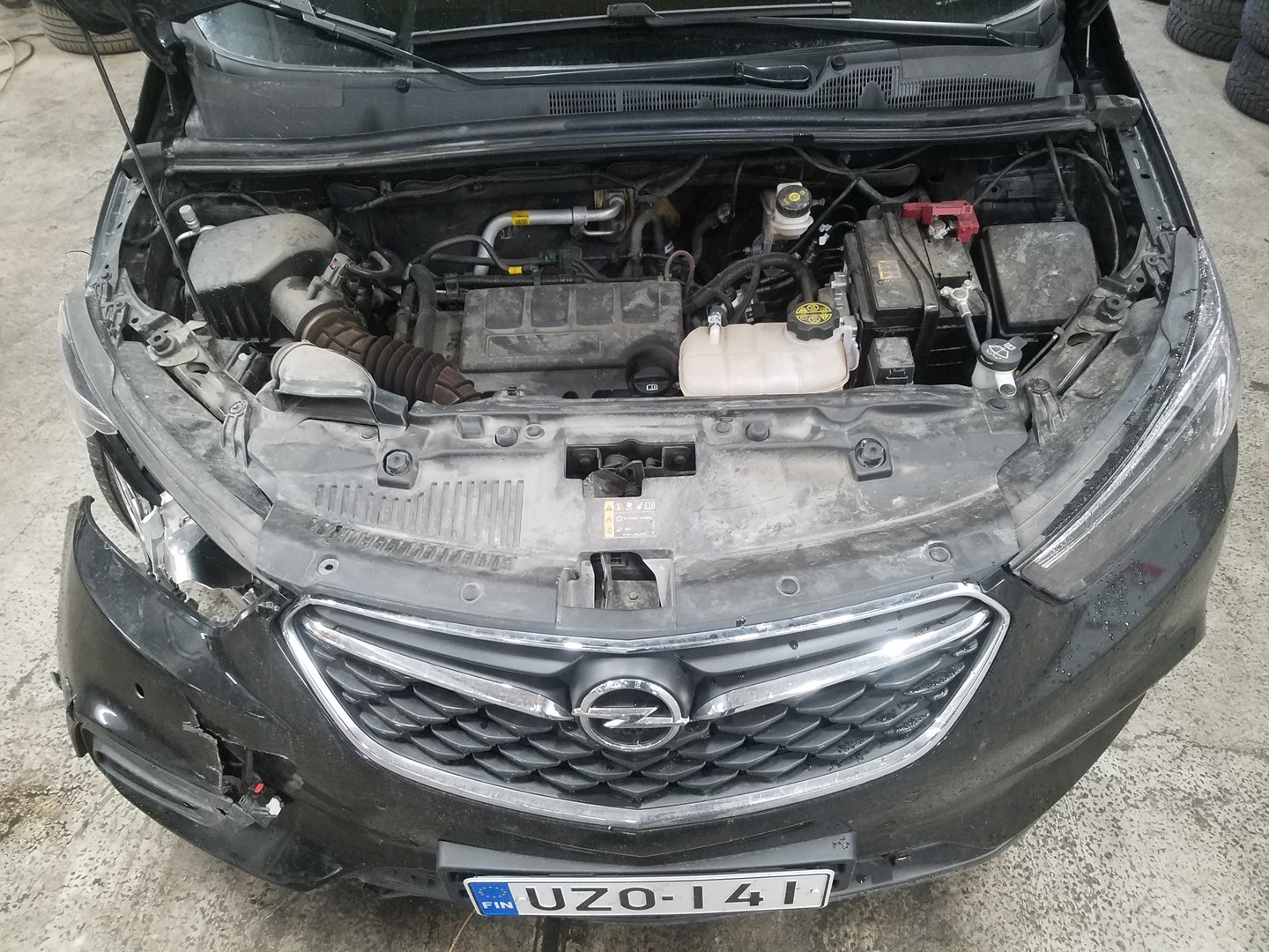 VIN: W0VJC7E87JB520808 Auction: COPART FINLAND Lot: 50124020 Location: Keskiviikon huutokauppa W0VJC7E87JB520808 Opel Mokka 2017 BLACK Photo 7