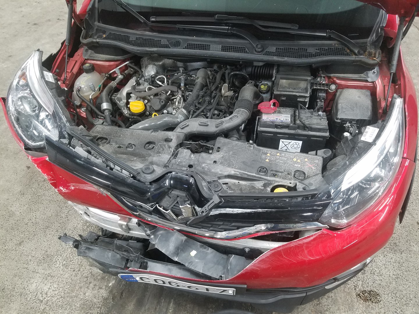 VIN: VF1R8700964017131 Auction: COPART FINLAND Lot: 50124433 Location: Tiistain huutokauppa VF1R8700964017131 RENAULT Captur 2019 RED Photo 7