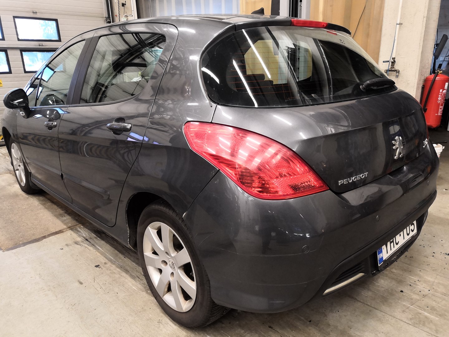 VIN: VF34C5FWC55126334 Auction: COPART FINLAND Lot: 50124112 Location: Keskiviikon huutokauppa VF34C5FWC55126334 Peugeot 308 2008 GRAY Photo 3