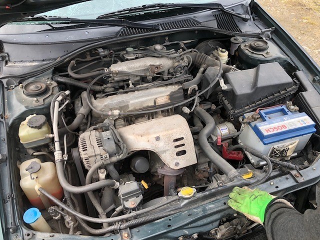 VIN: SB172SBN00E036102 Auction: COPART FINLAND Lot: 50123910 Location: Tiistain huutokauppa SB172SBN00E036102 TOYOTA Avensis 1999 GREEN Photo 7