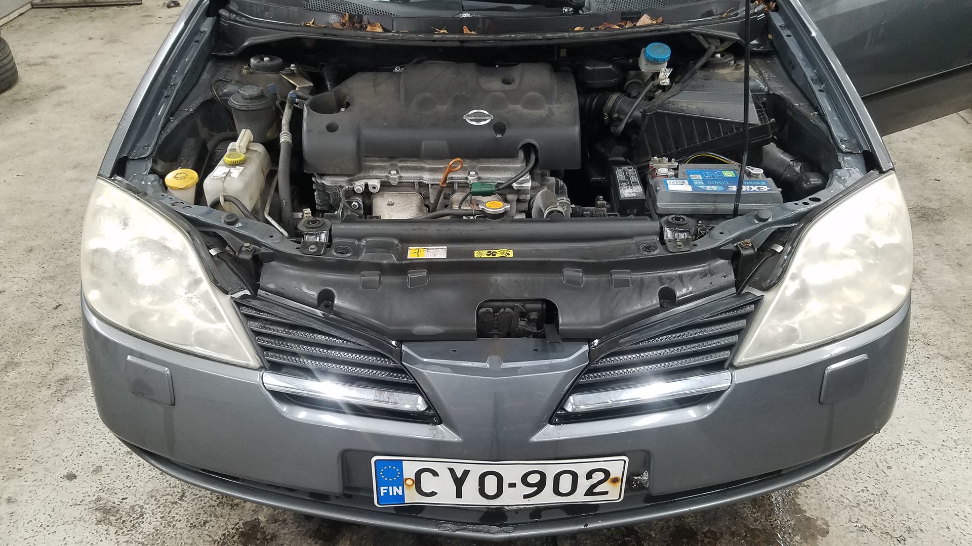 VIN: SJNFBAP12U0247609 Auction: COPART FINLAND Lot: 50123671 Location: Tiistain huutokauppa SJNFBAP12U0247609 NISSAN Primera 2005 GRAY Photo 7