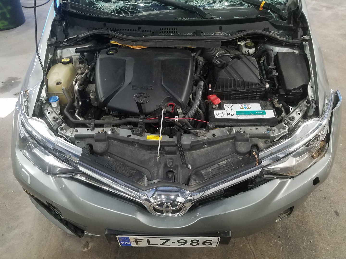 VIN: SB1ZB3JE30E005570 Auction: COPART FINLAND Lot: 50123921 Location: Keskiviikon huutokauppa SB1ZB3JE30E005570 TOYOTA Auris 2015 GRAY Photo 7