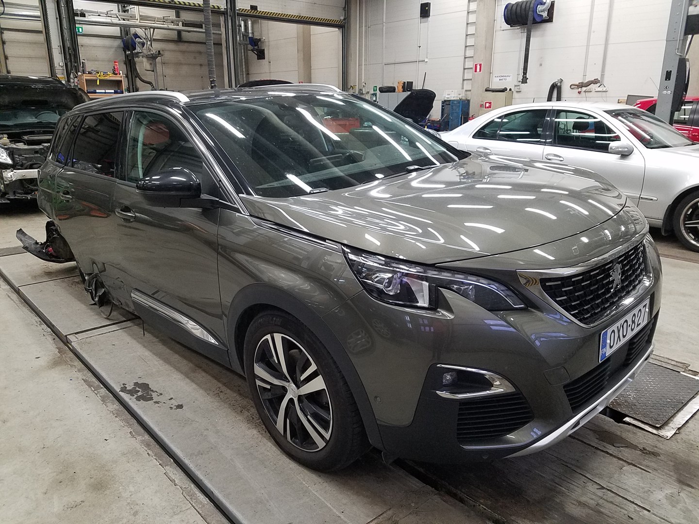 VIN: VF3MRHNSRJL076260 Auction: COPART FINLAND Lot: 50124626 Location: Keskiviikon huutokauppa VF3MRHNSRJL076260 Peugeot 5008 2018 GRAY Photo 1