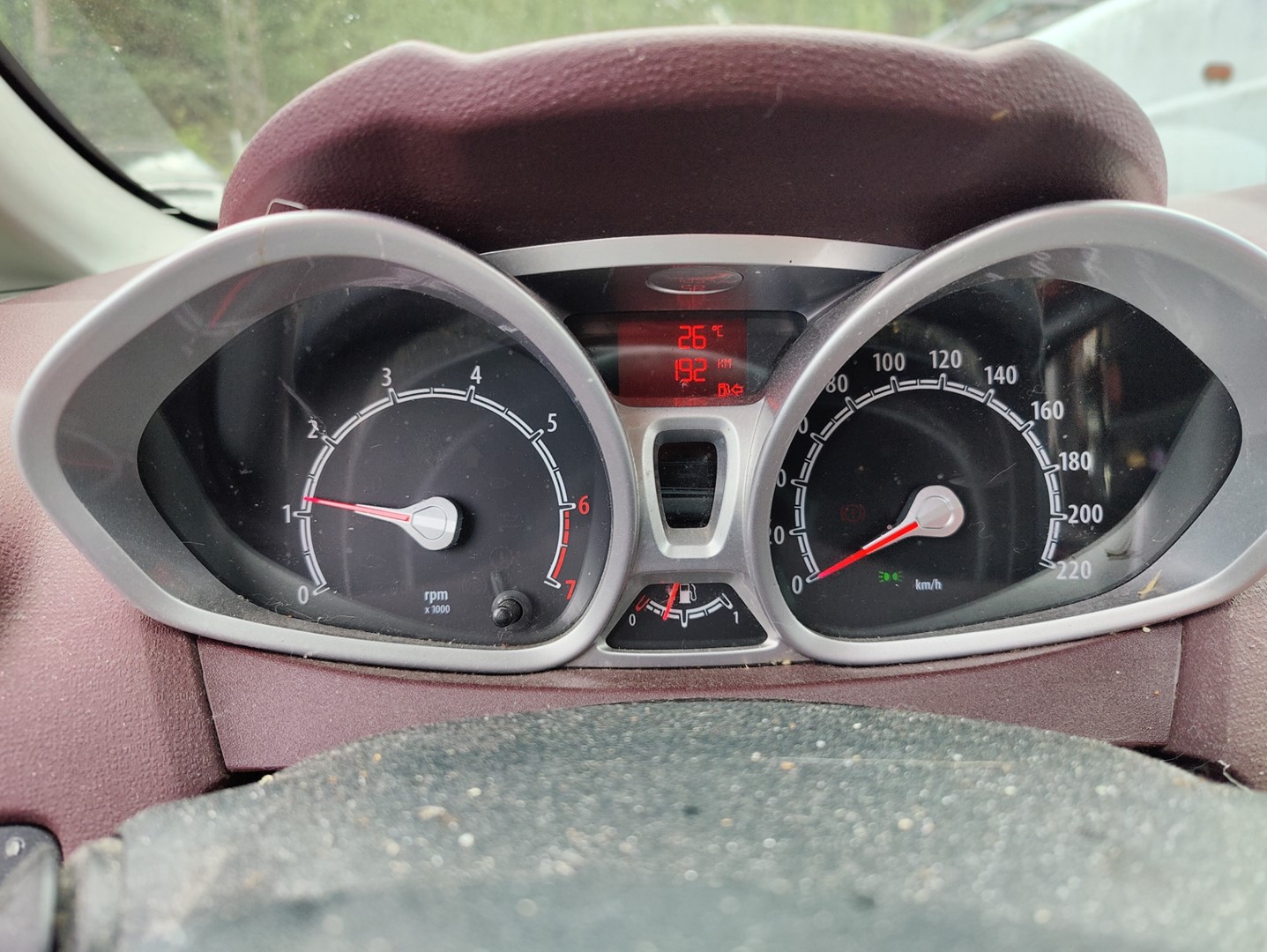 VIN: WF0JXXGAJJAR22946 Auction: COPART FINLAND Lot: 50126680 Location: Keskiviikon huutokauppa WF0JXXGAJJAR22946 FORD Fiesta 2011 RED Photo 8