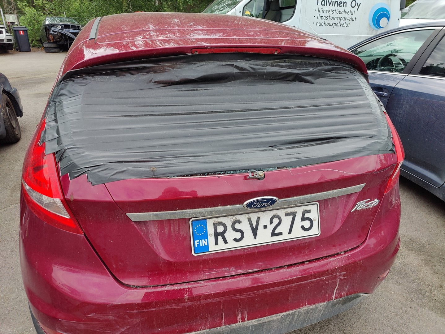 VIN: WF0JXXGAJJAR22946 Auction: COPART FINLAND Lot: 50126680 Location: Keskiviikon huutokauppa WF0JXXGAJJAR22946 FORD Fiesta 2011 RED Photo 10