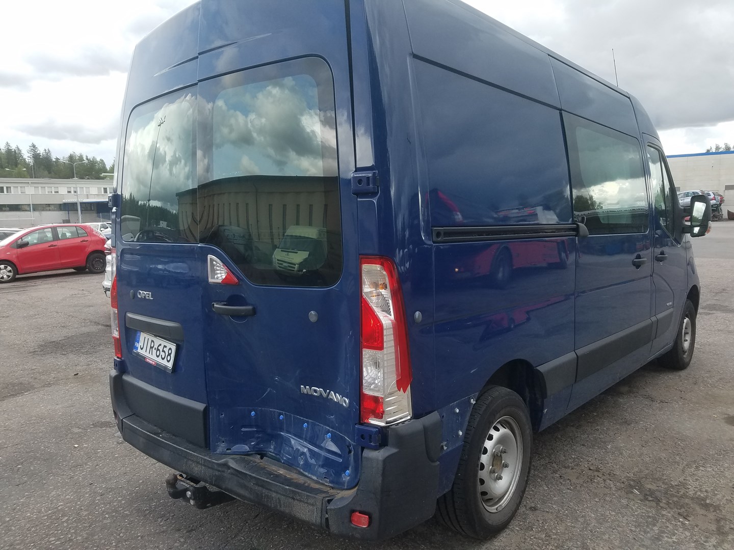 VIN: W0LMRFECCAB015441 Auction: COPART FINLAND Lot: 50123086 Location: Tiistain huutokauppa W0LMRFECCAB015441 Opel MOVANO 2012 BLUE Photo 4