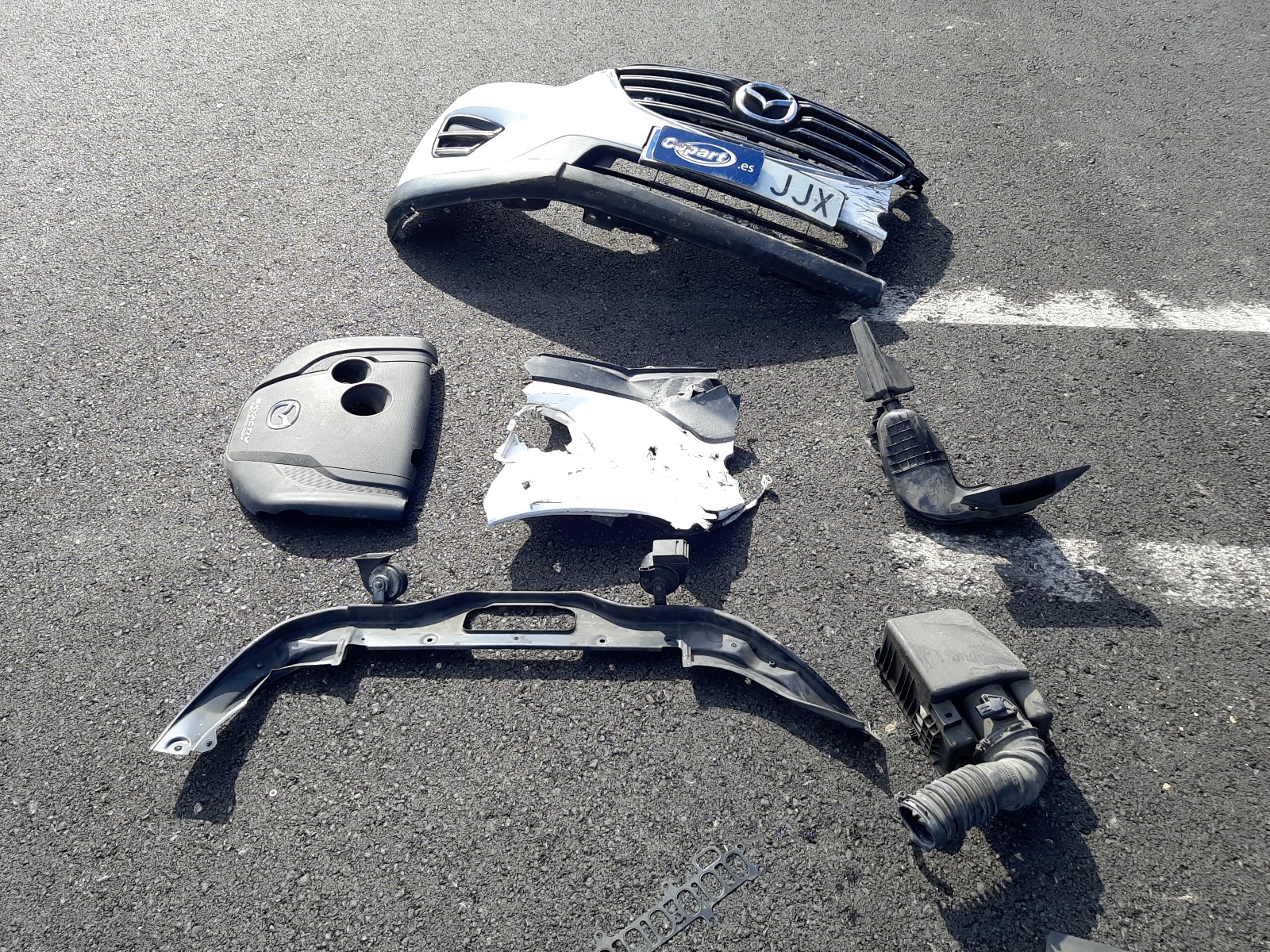 2015 Mazda Mazda CX-5 with Front End damage, VIN JMZKEF91600453037