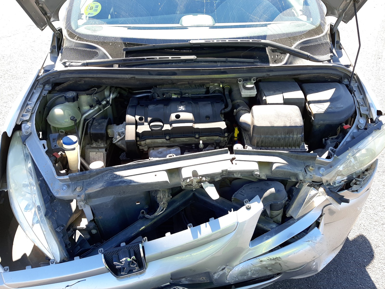 VF33CNFUL83889872 Auction: COPART SPAIN Lot: 50479843 Location: Granada VF33CNFUL83889872 Peugeot 307 2004 GRAY Photo 7