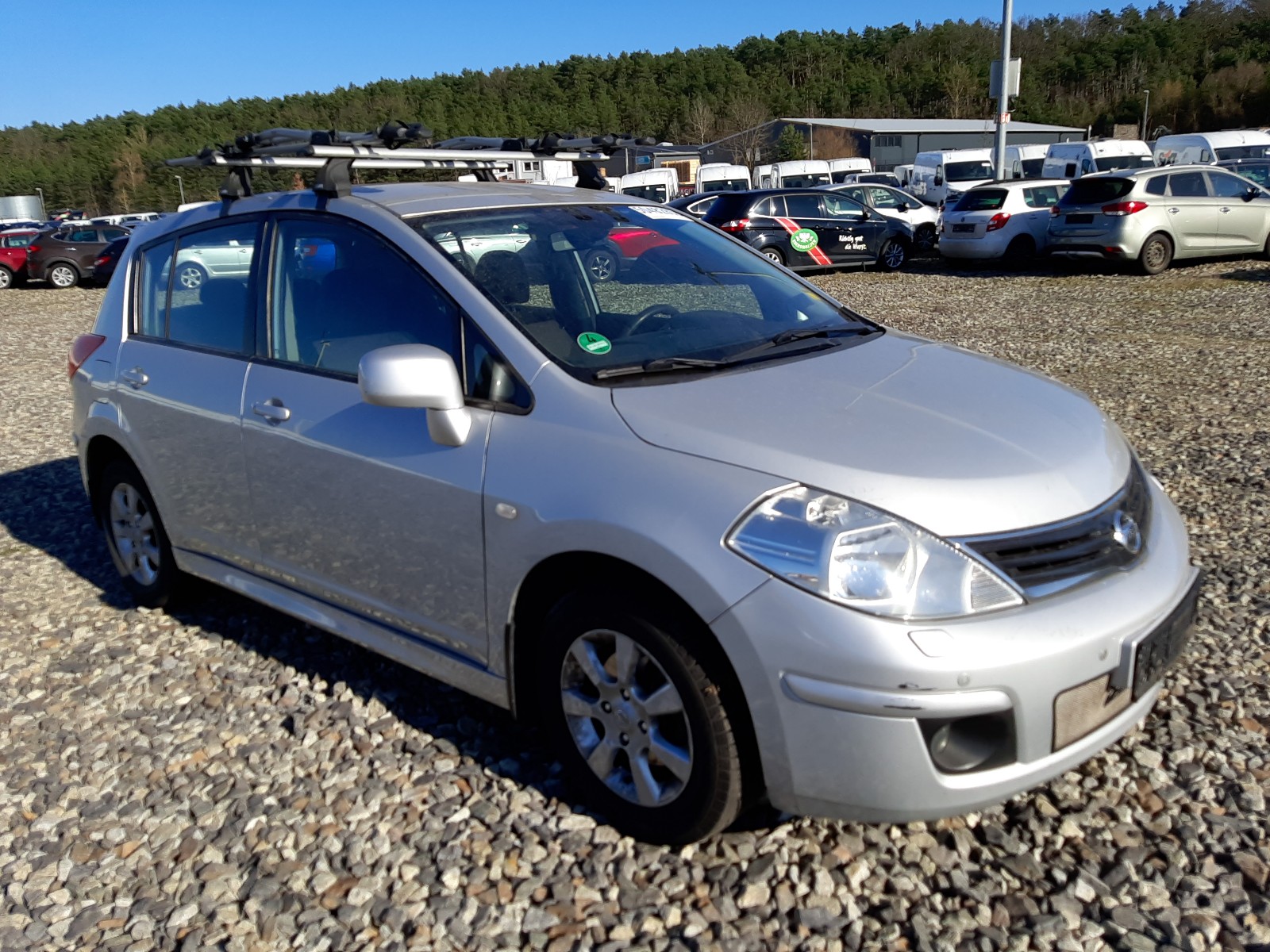 2013 Nissan Tiida Silver VIN: 3N1FCAC11UK585648