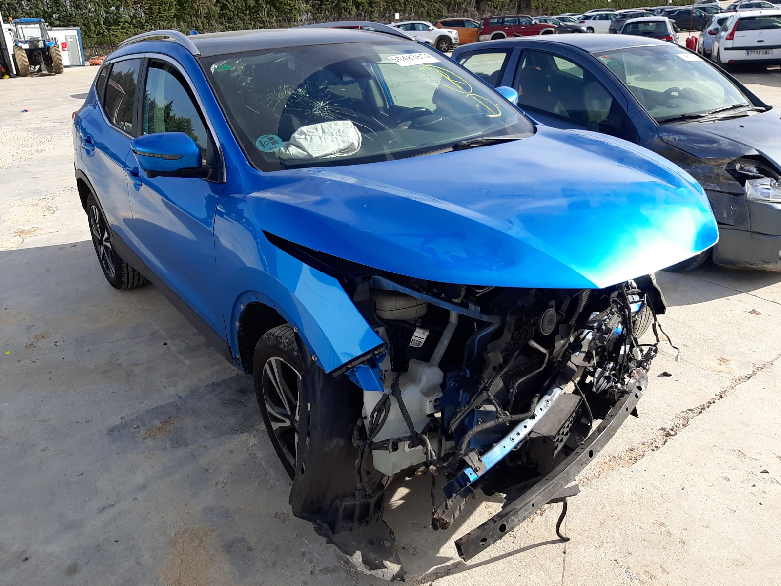 2017 Nissan Qashqai Blue VIN: SJNFAAJ11U2047781