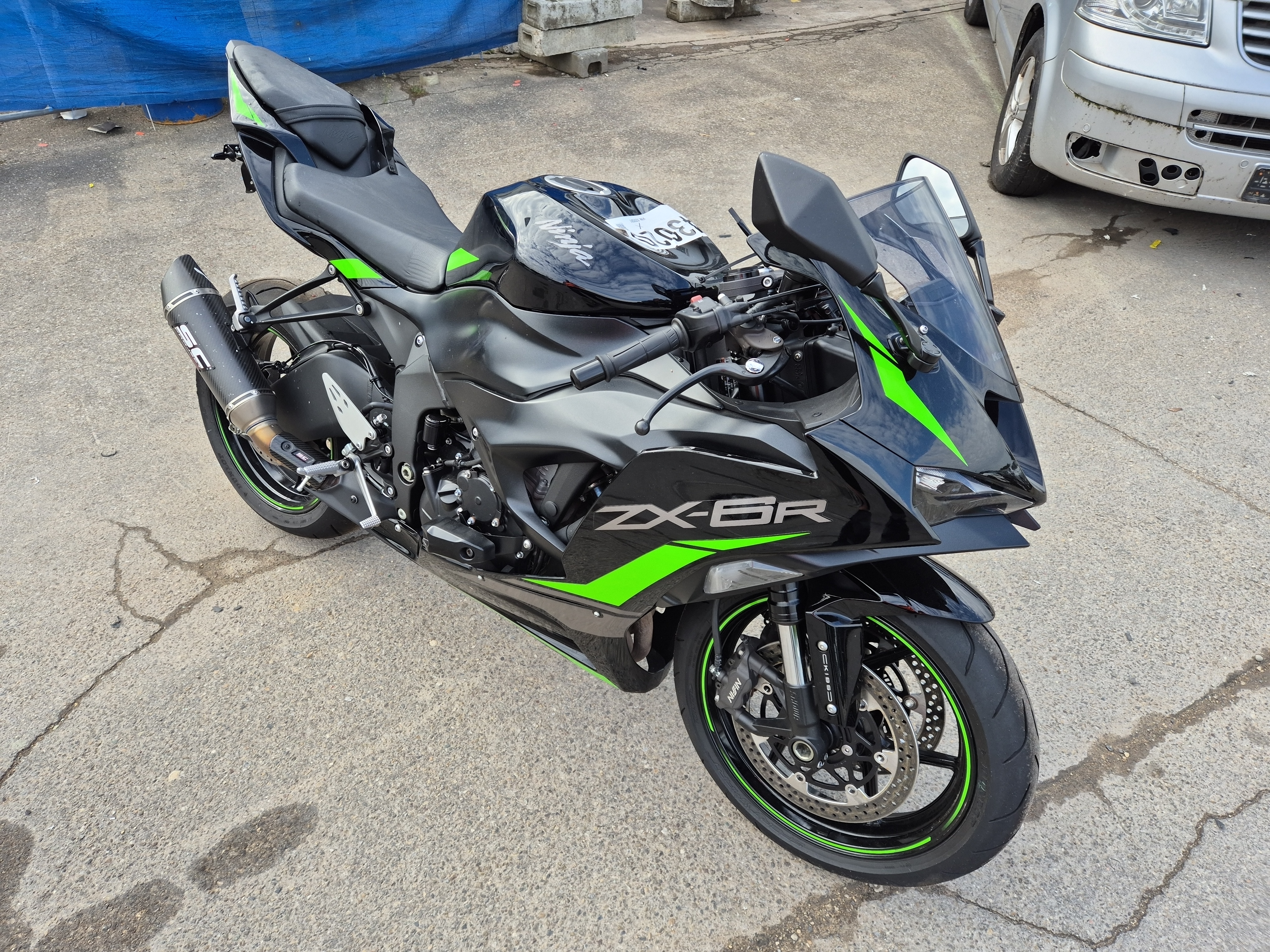 AT Hide Auto Vin Code history Kawasaki Ninja zx 6r from the