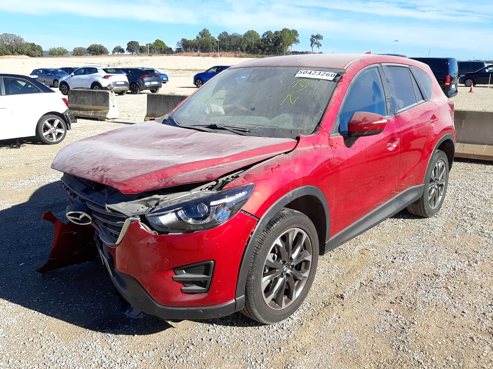 2015 Mazda Mazda CX-5 with Front End damage, VIN JMZKEF91600401410